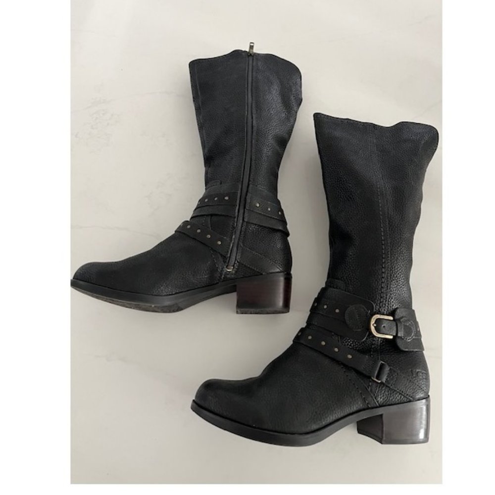 UGG Midcalf Leather Boots, Dark Brown
